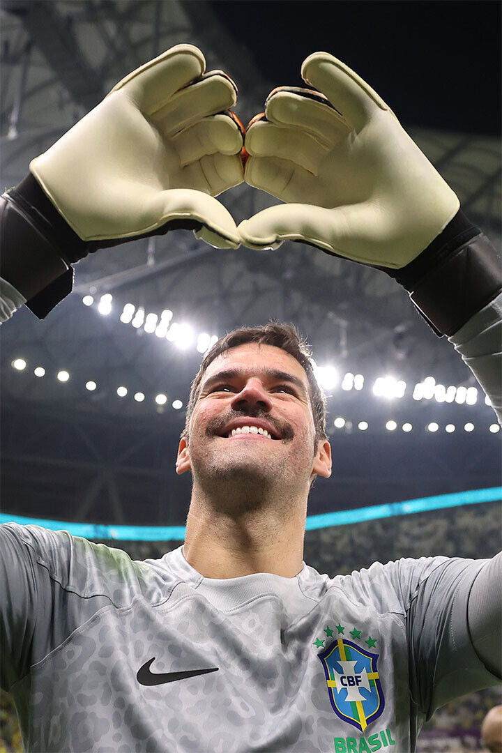 Alisson Becker Brazil National Team Football Poster Wall Art Print Home Wall Decor - xonomax