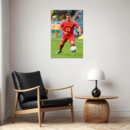 Xherdan Shaqiri Switzerland National Team World Cup Poster Wall Art Print Home Wall Decor - xonomax