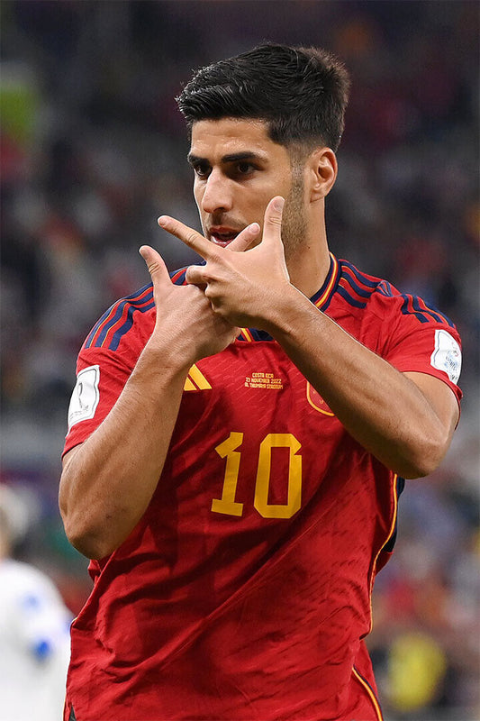 Marco Asensio Spain National Team World Cup Qatar 2022 Poster Wall Art Print Home Wall Decor - xonomax