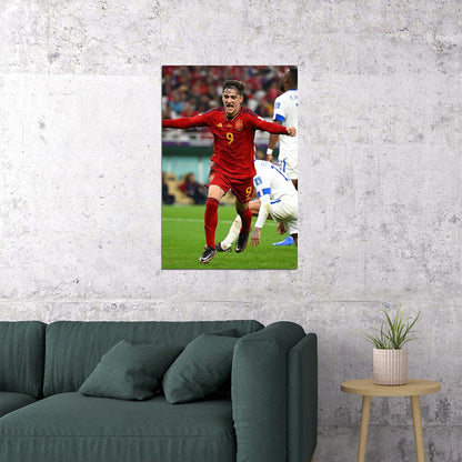 Gavi Spain National Team World Cup Qatar 2022 Poster Wall Art Print Home Wall Decor - xonomax