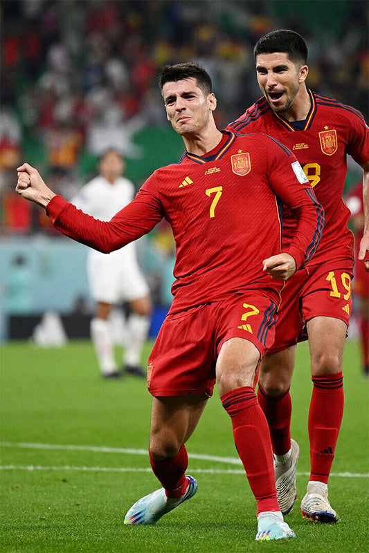 Alvaro Morata Spain National Team World Cup Qatar 2022 Poster Wall Art Print Home Wall Decor - xonomax