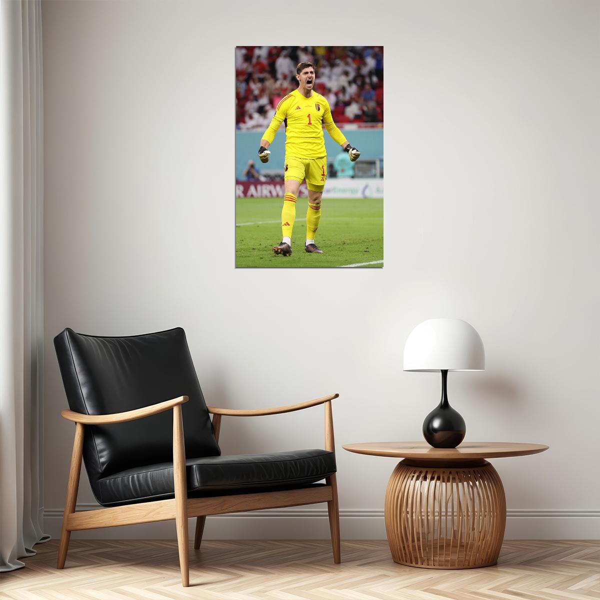 Thibaut Belgium National Team World Cup Qatar 2022 Poster Wall Art Print Home Wall Decor - xonomax