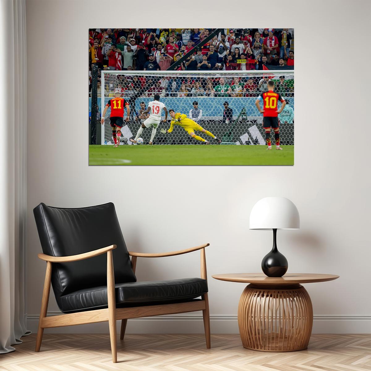 Belgium National Team World Cup Qatar 2022 Poster Wall Art Print Home Wall Decor - xonomax