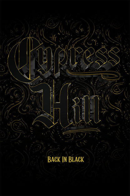 Cypress Hill Music Group Back In Black Poster Wall Art Print Home Wall Decor - xonomax