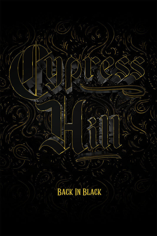Cypress Hill Music Group Back In Black Poster Wall Art Print Home Wall Decor - xonomax