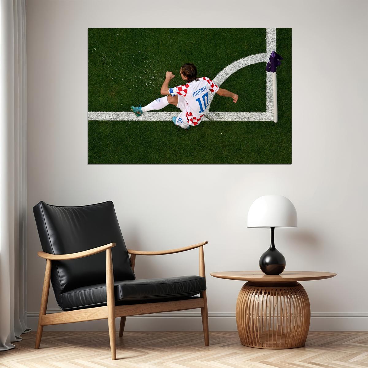Luka Modric Croatia National Team World Soccer Fans Poster Wall Art Print Home Wall Decor - xonomax