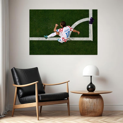 Luka Modric Croatia National Team World Soccer Fans Poster Wall Art Print Home Wall Decor - xonomax