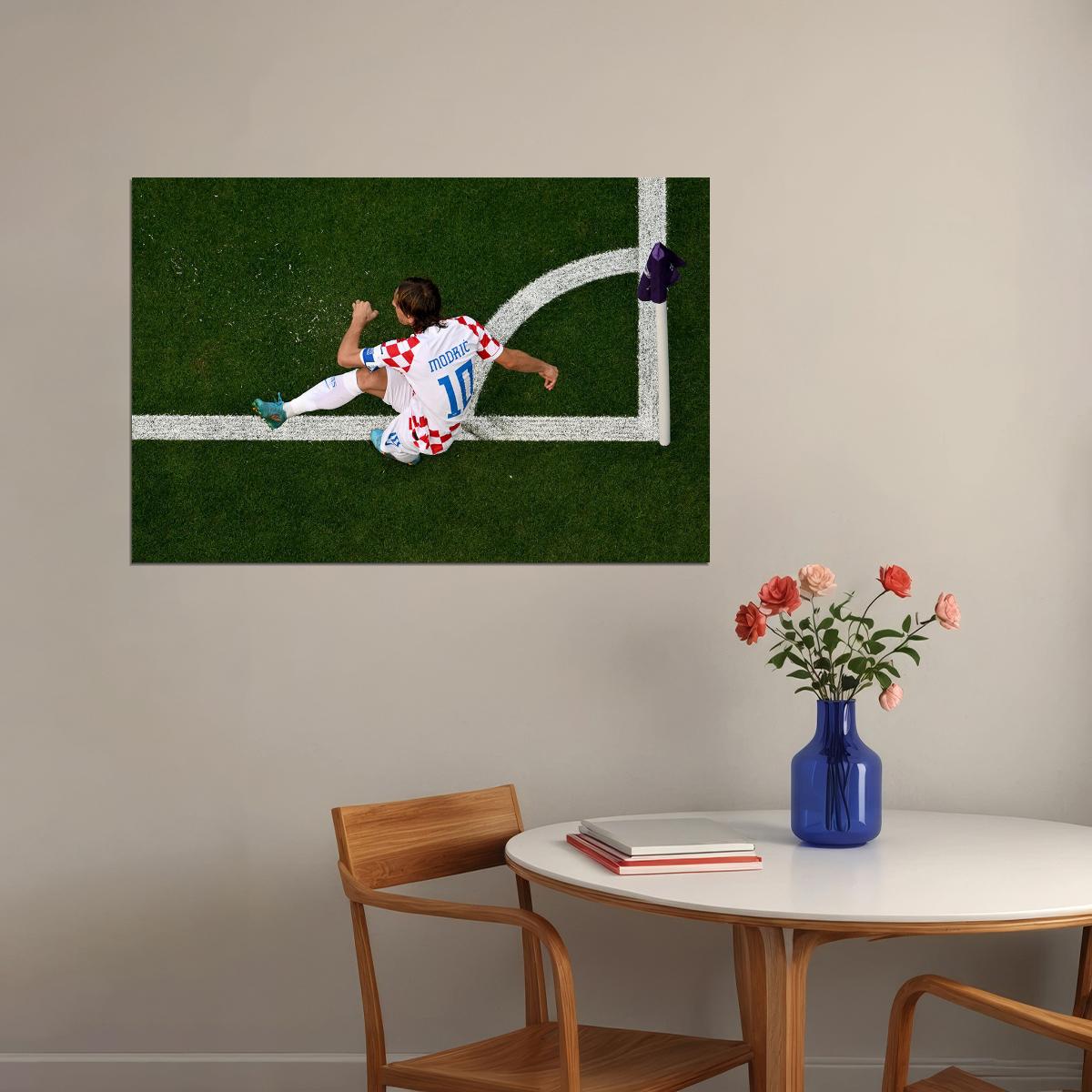 Luka Modric Croatia National Team World Soccer Fans Poster Wall Art Print Home Wall Decor - xonomax