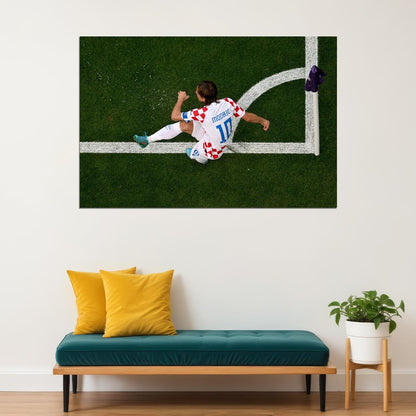 Luka Modric Croatia National Team World Soccer Fans Poster Wall Art Print Home Wall Decor - xonomax