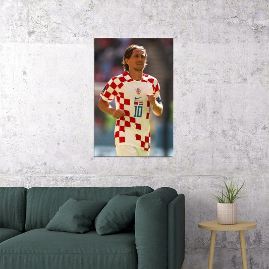 Luka Modric Croatia National Team World Soccer Fans Poster Wall Art Print Home Wall Decor - xonomax