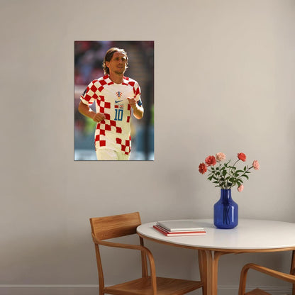 Luka Modric Croatia National Team World Soccer Fans Poster Wall Art Print Home Wall Decor - xonomax