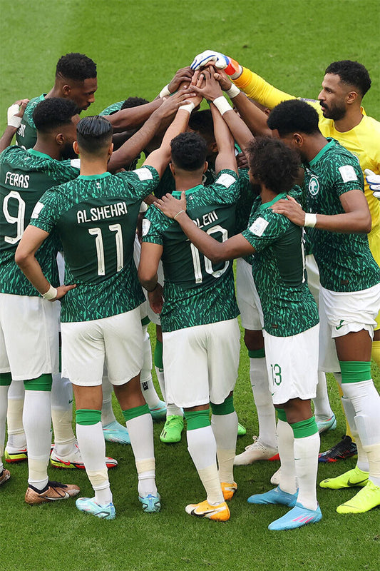 Saudi Arabia National Football Team World Soccer Fans Poster Wall Art Print Home Wall Decor - xonomax