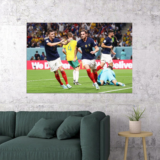 Adrien Rabiot France National Team World Soccer Fans Poster Wall Art Print Home Wall Decor - xonomax