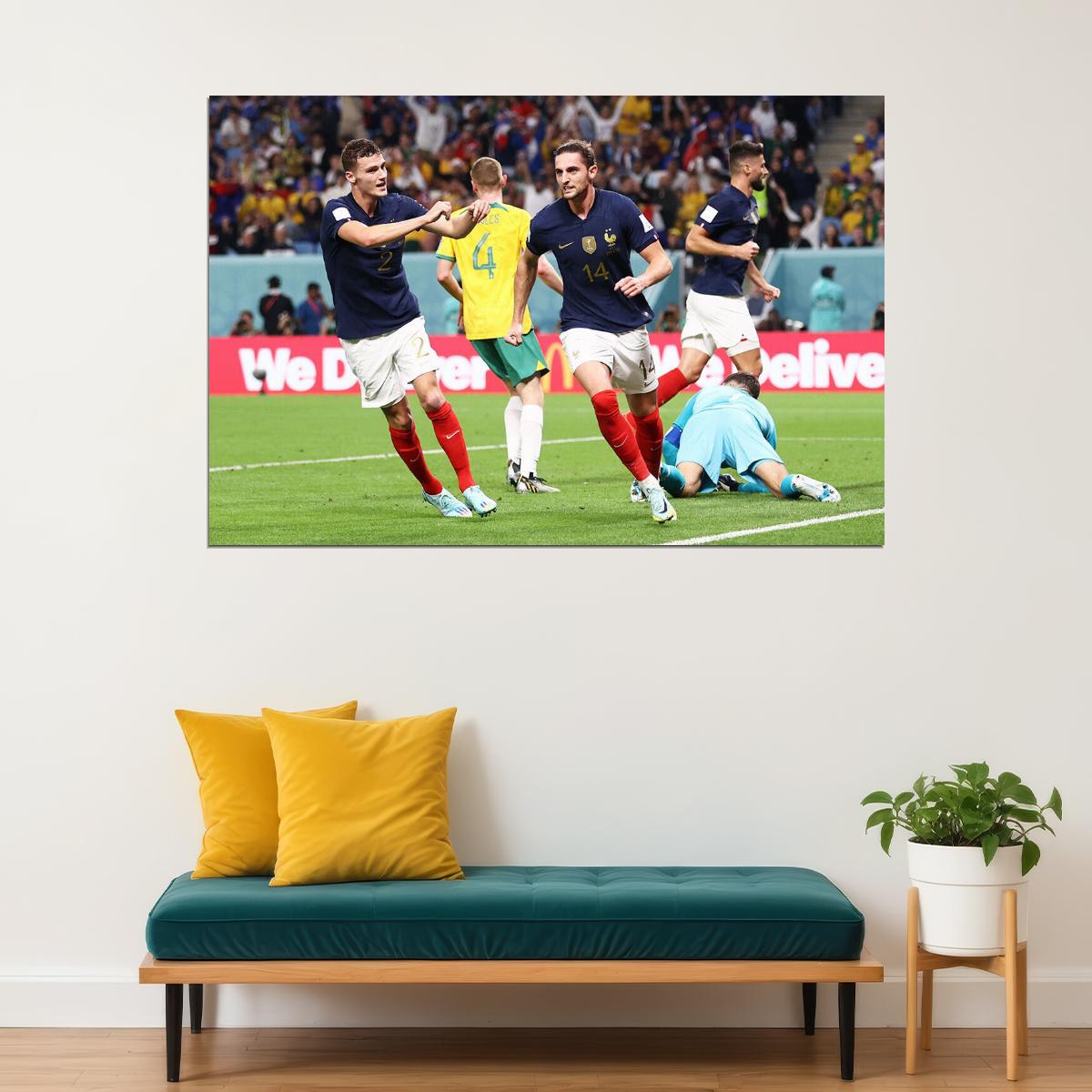 Adrien Rabiot France National Team World Soccer Fans Poster Wall Art Print Home Wall Decor - xonomax