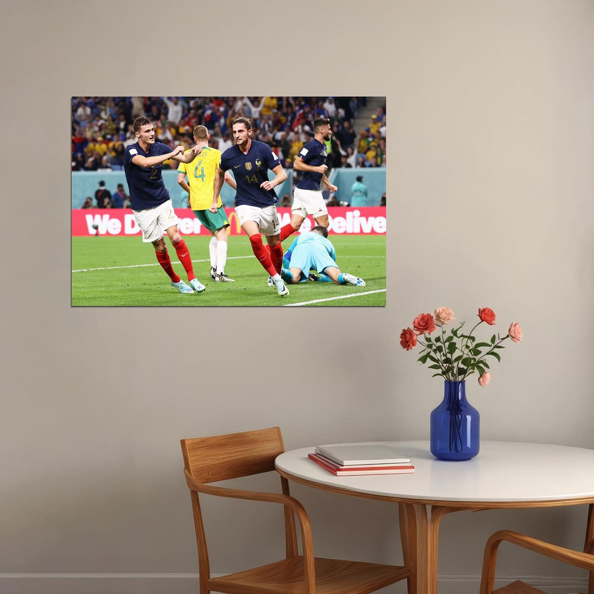 Adrien Rabiot France National Team World Soccer Fans Poster Wall Art Print Home Wall Decor - xonomax