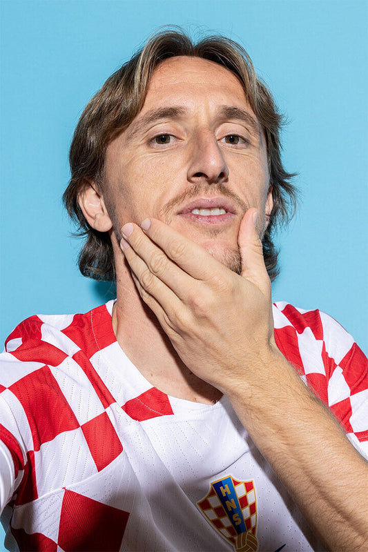 Luka Modric Croatia World Soccer Fans 2022 Poster Wall Art Print Home Wall Decor - xonomax