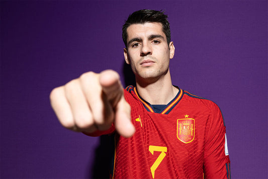 Alvaro Morata Spain World Soccer Fans 2022 Poster Wall Art Print Home Wall Decor - xonomax