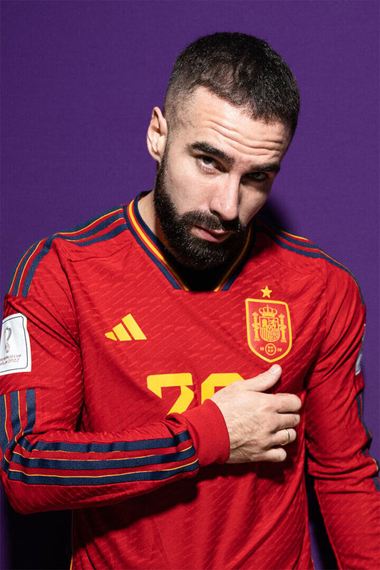 Dani Carvajal Spain World Soccer Fans 2022 Poster Wall Art Print Home Wall Decor - xonomax