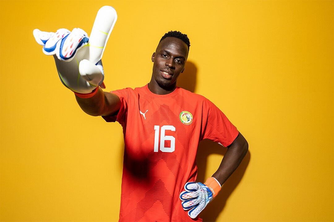 Edouard Mendy Senegal World Soccer Fans 2022 Poster Wall Art Print Home Wall Decor - xonomax