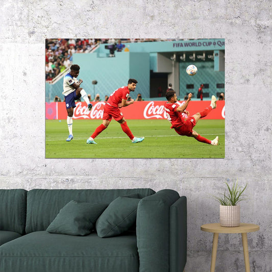 Bukayo Saka Goal England National Team World Cup Poster Wall Art Print Home Wall Decor - xonomax