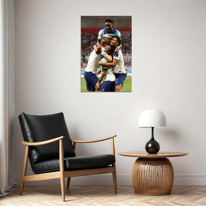 England National Football Team Fans World Cup Poster Wall Art Print Home Wall Decor - xonomax