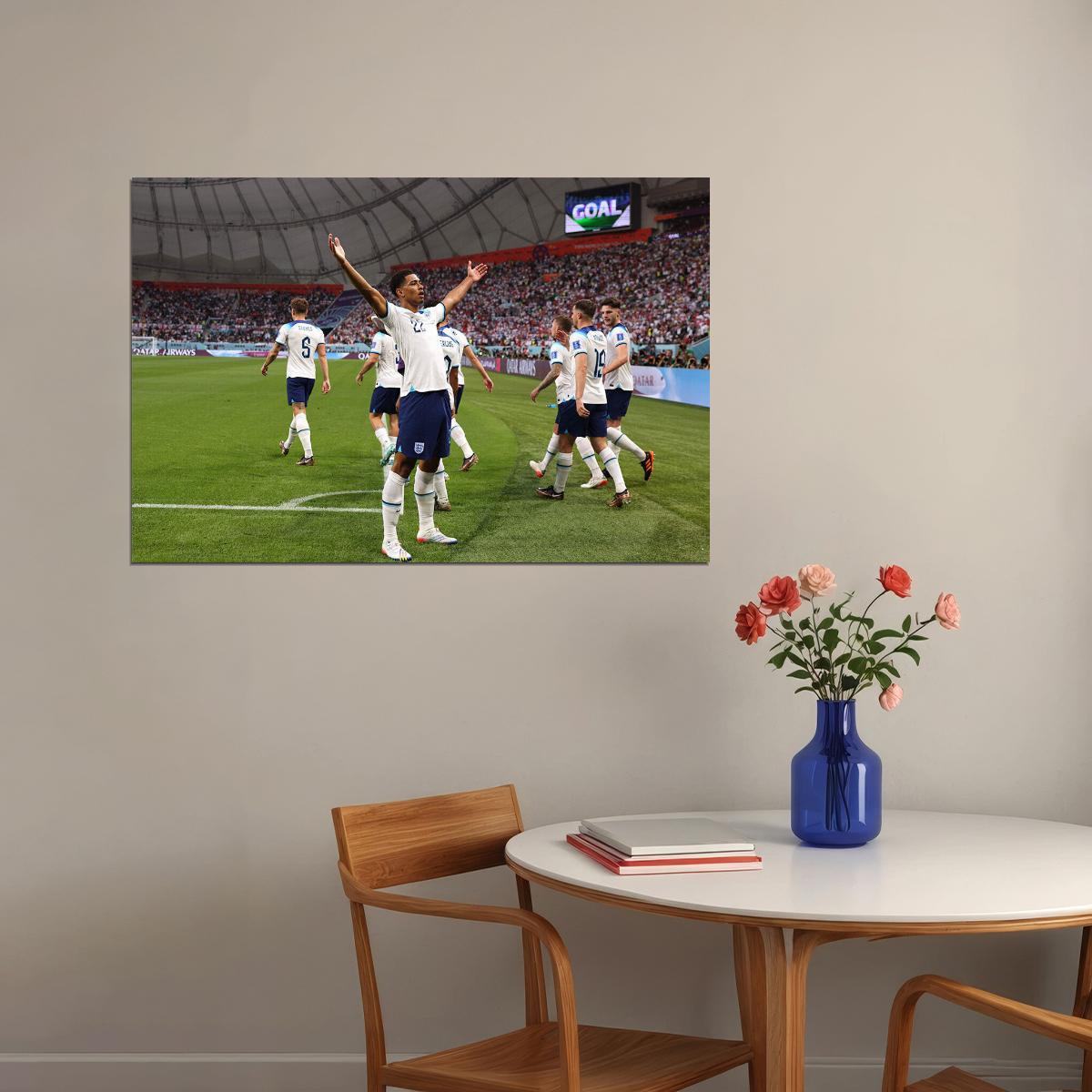Jude England National Football Team World Cup Poster Wall Art Print Home Wall Decor