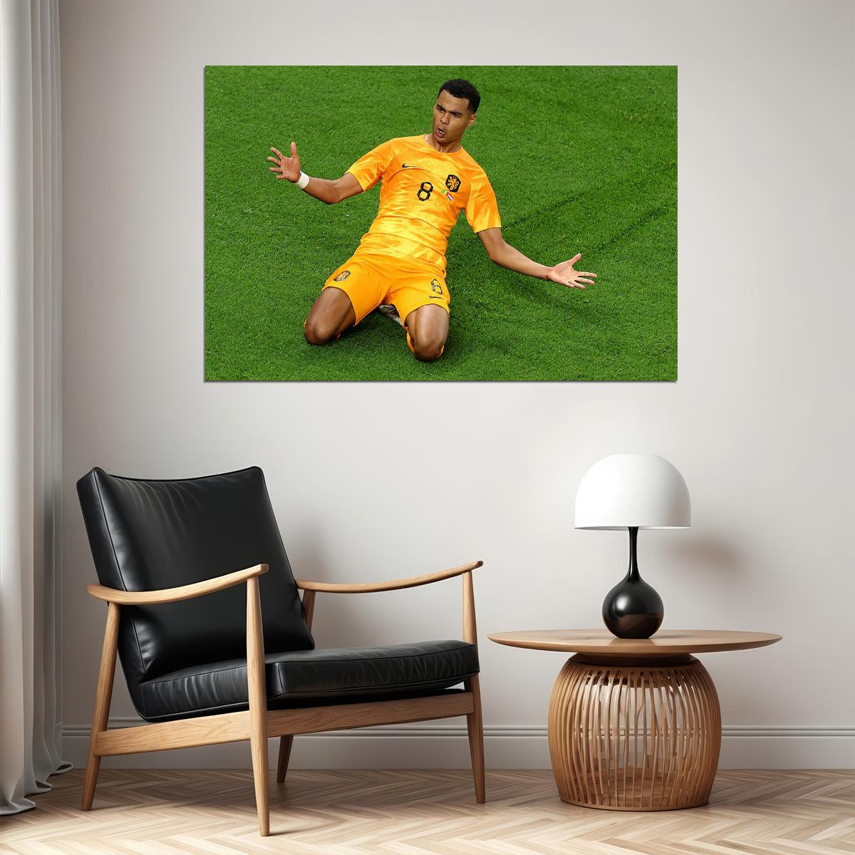Cody Gakpo Netherlands World Soccer 2022 Poster Wall Art Print Home Wall Decor - xonomax