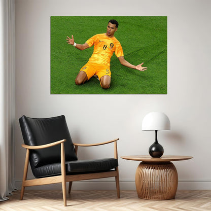 Cody Gakpo Netherlands World Soccer 2022 Poster Wall Art Print Home Wall Decor - xonomax