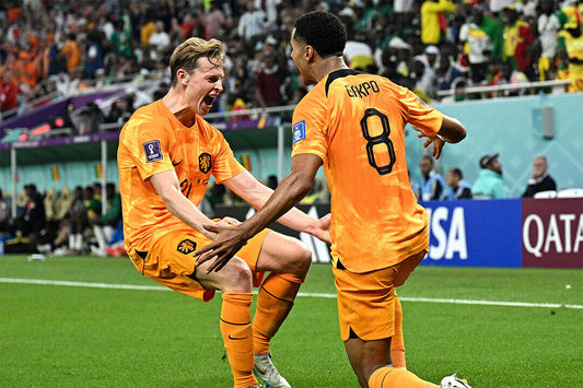 Cody Gakpo And Frenkie De Jong Netherlands World Cup Qatar Poster Wall Art Print Home Wall Decor - xonomax