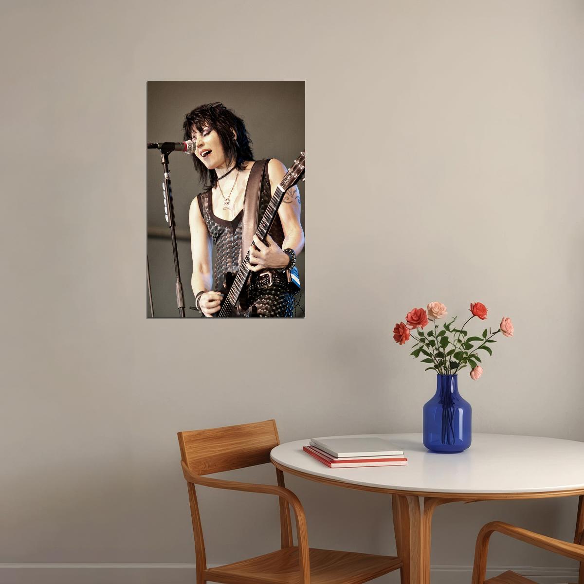 Joan Jett Singer Musician Guitarist Idol Poster Wall Art Print Home Wall Decor