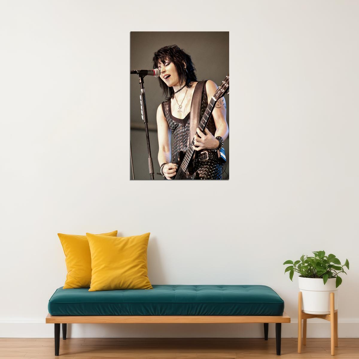 Joan Jett Singer Musician Guitarist Idol Poster Wall Art Print Home Wall Decor