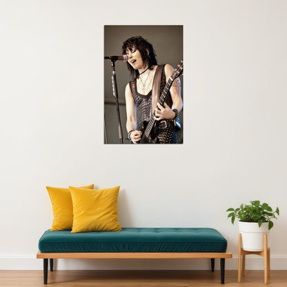 Joan Jett Singer Musician Guitarist Idol Poster Wall Art Print Home Wall Decor
