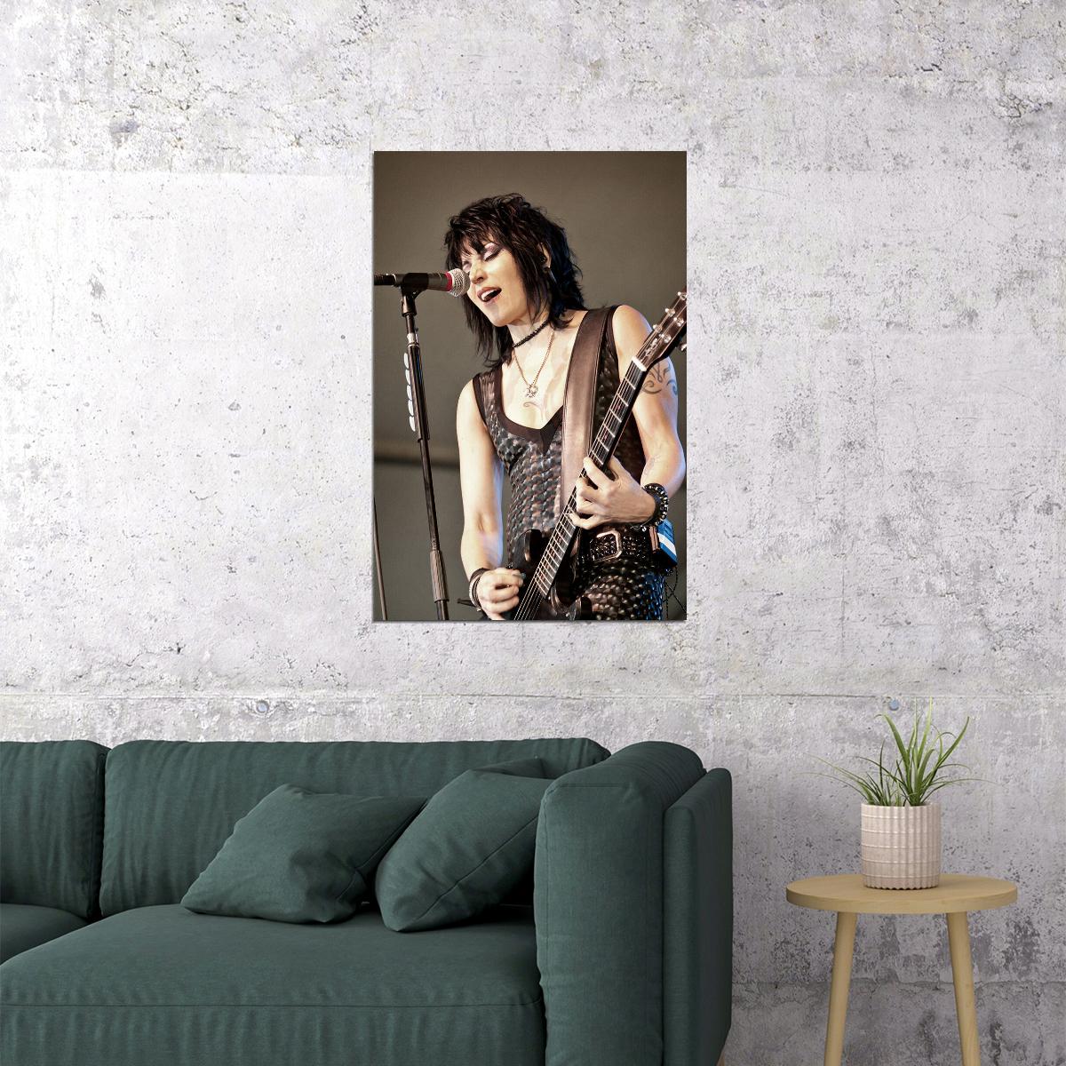 Joan Jett Singer Musician Guitarist Idol Poster Wall Art Print Home Wall Decor