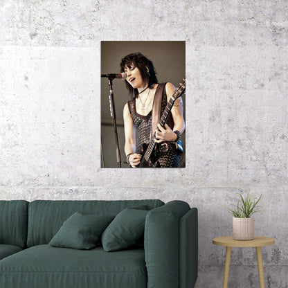 Joan Jett Singer Musician Guitarist Idol Poster Wall Art Print Home Wall Decor