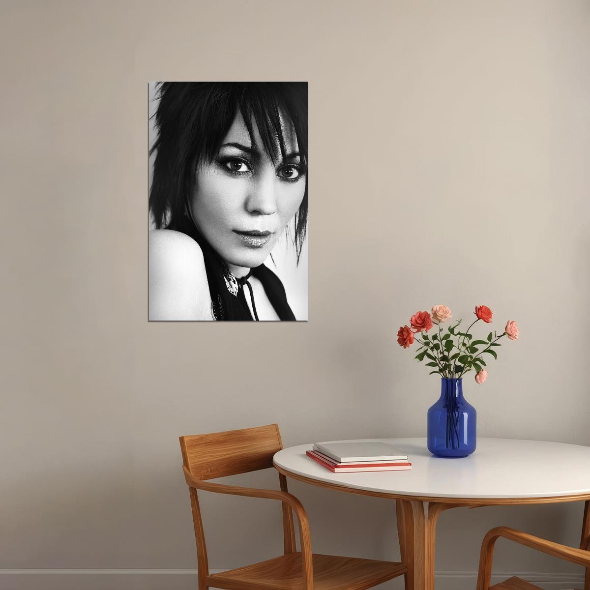 Joan Jett Singer Musician Guitarist Star Poster Wall Art Print Home Wall Decor