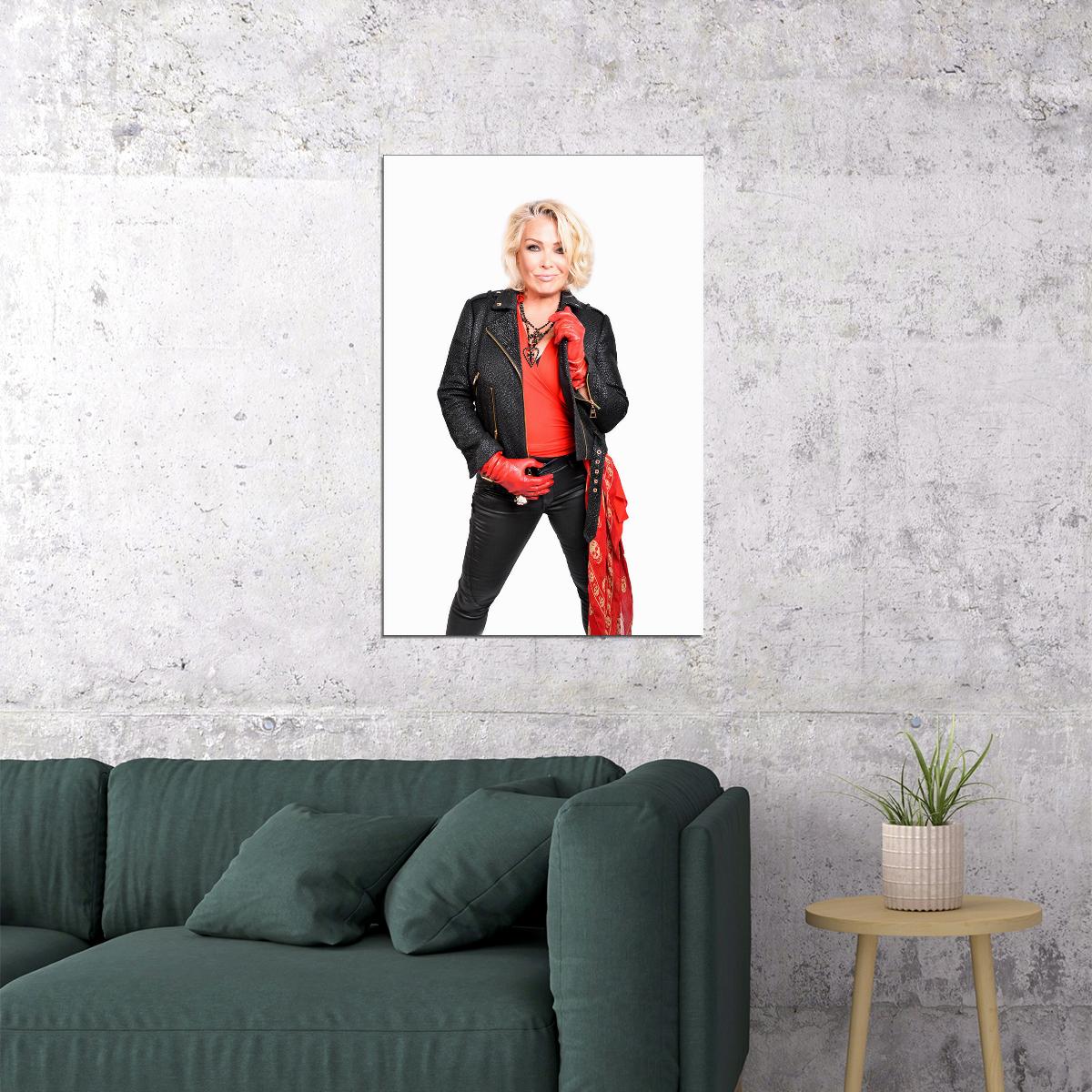 Kim Wilde Show 80s 90s Celebrity Singer Idol Poster Wall Art Print Home Wall Decor - xonomax