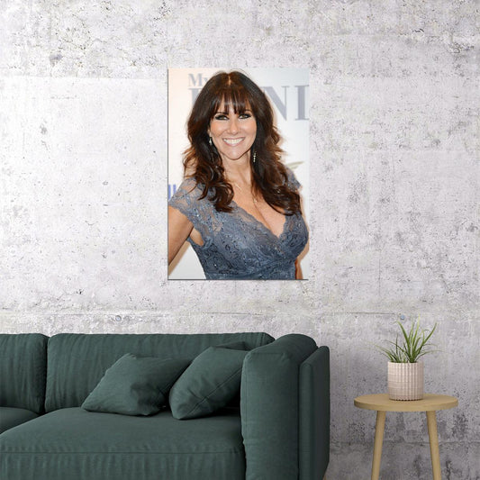 Linda Lusardi Vintage Actor Tv Presenter Idol Poster Wall Art Print Home Wall Decor - xonomax