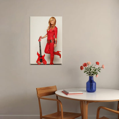 Lita Ford Celebrity Singer Vocalist Idol Poster Wall Art Print Home Wall Decor - xonomax