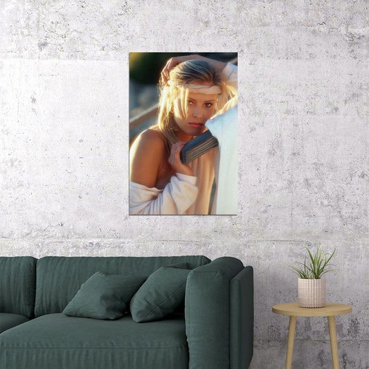 Marlene Janssen 80s 90s Vintage Model Star Poster Wall Art Print Home Wall Decor - xonomax