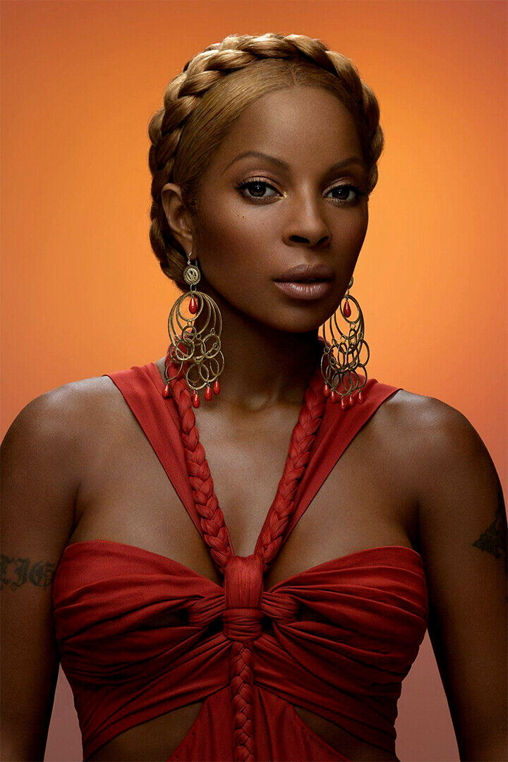Mary J Blige Celebrity Singer Rapper Star Poster Wall Art Print Home Wall Decor - xonomax