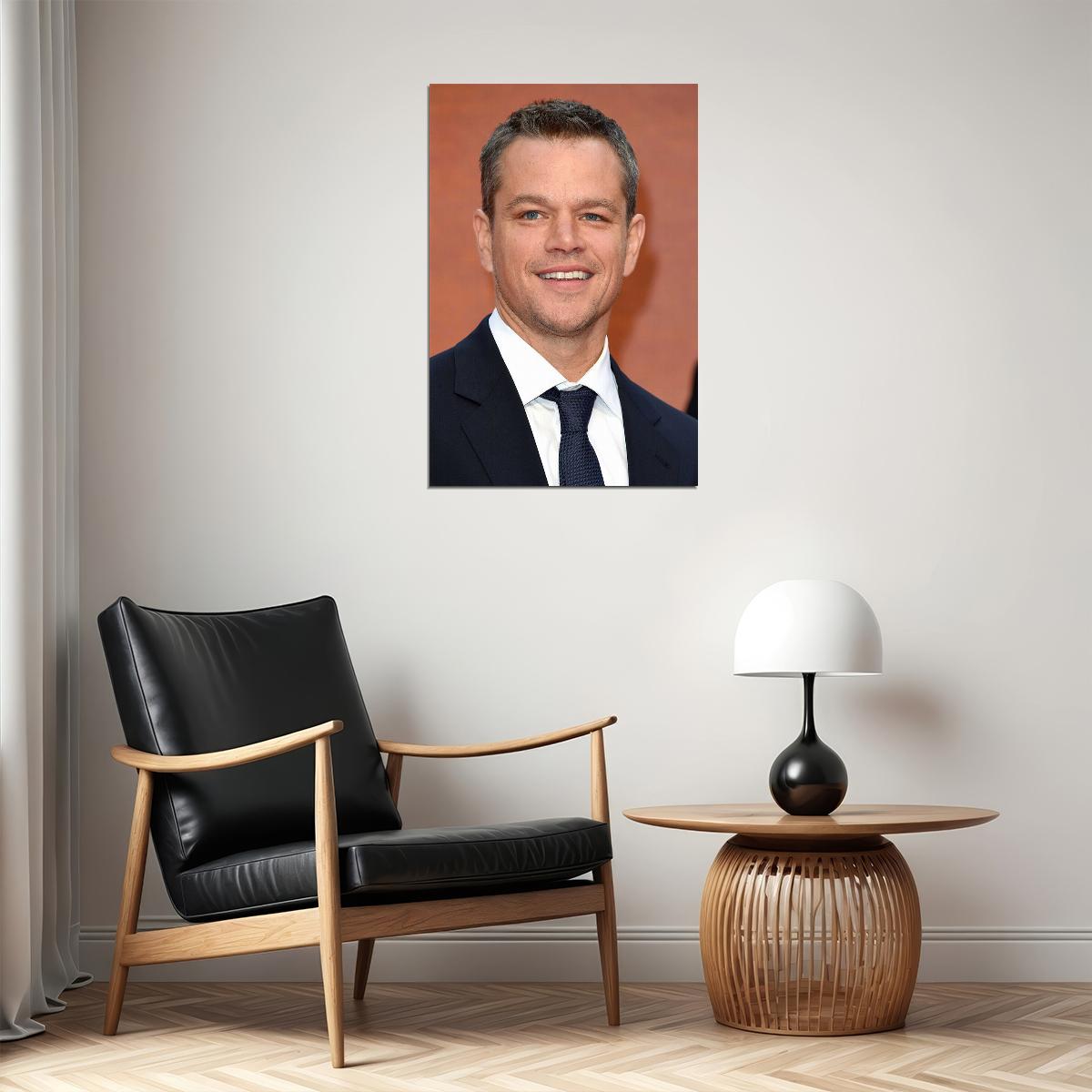 Matt Damon Celebrity Cinema Actor Star Poster Wall Art Print Home Wall Decor - xonomax