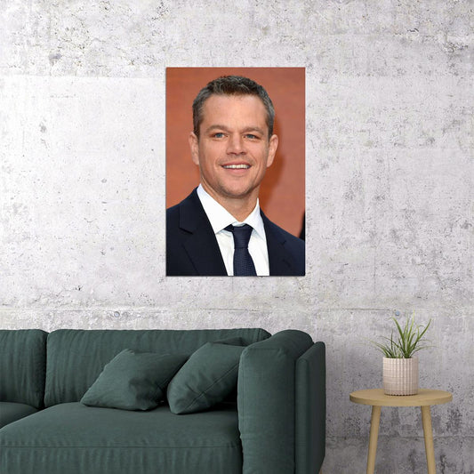 Matt Damon Celebrity Cinema Actor Star Poster Wall Art Print Home Wall Decor - xonomax