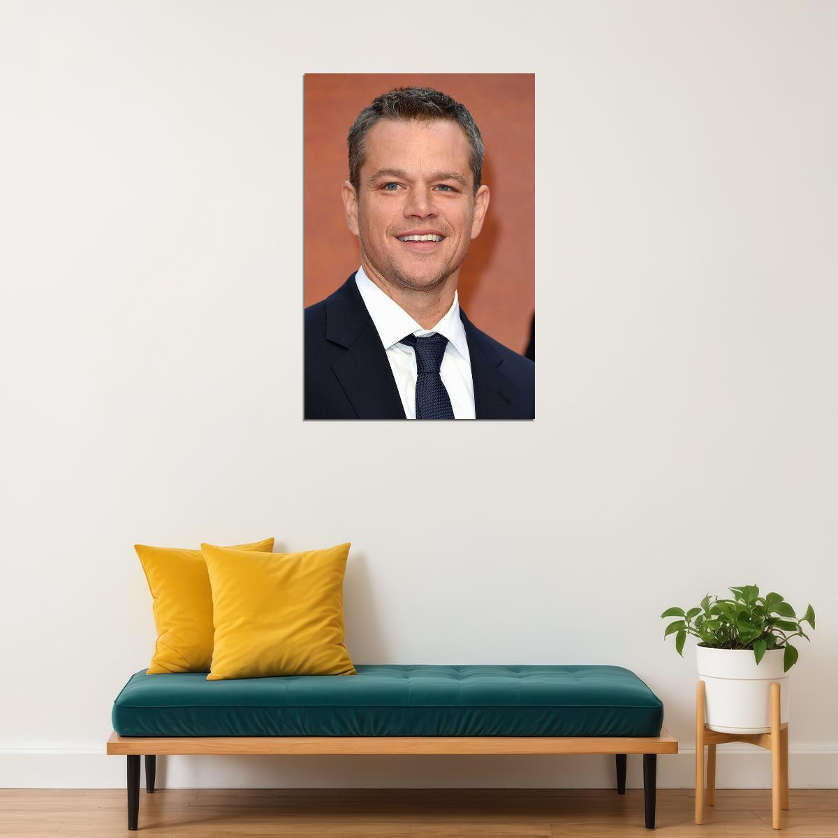 Matt Damon Celebrity Cinema Actor Star Poster Wall Art Print Home Wall Decor - xonomax