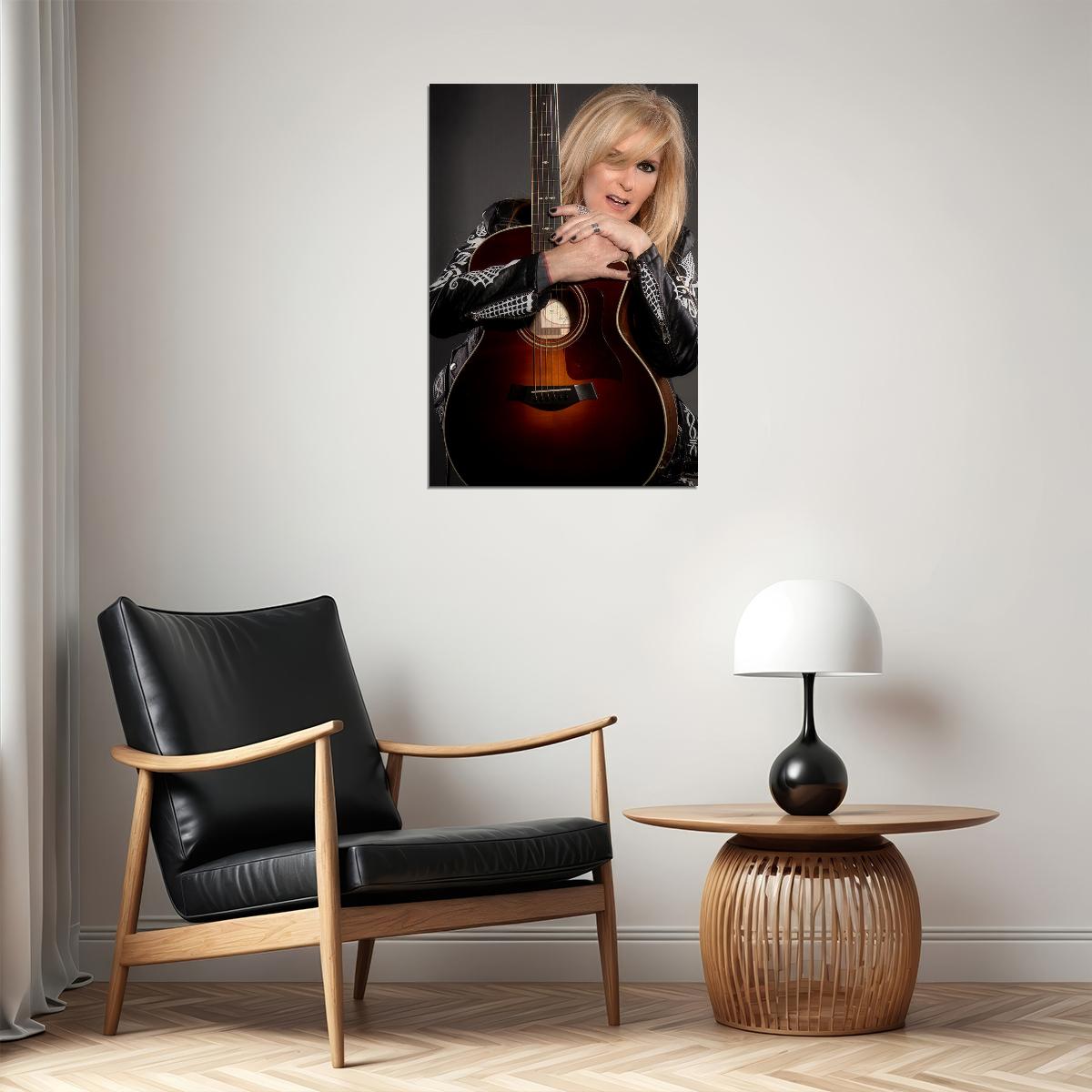 Lita Ford Celebrity Guitarist Musical Singer Idol Poster Wall Art Print Home Wall Decor - xonomax