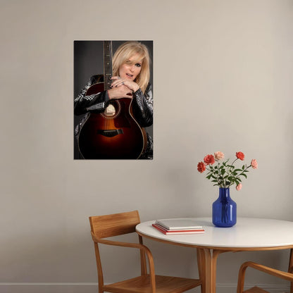 Lita Ford Celebrity Guitarist Musical Singer Idol Poster Wall Art Print Home Wall Decor - xonomax