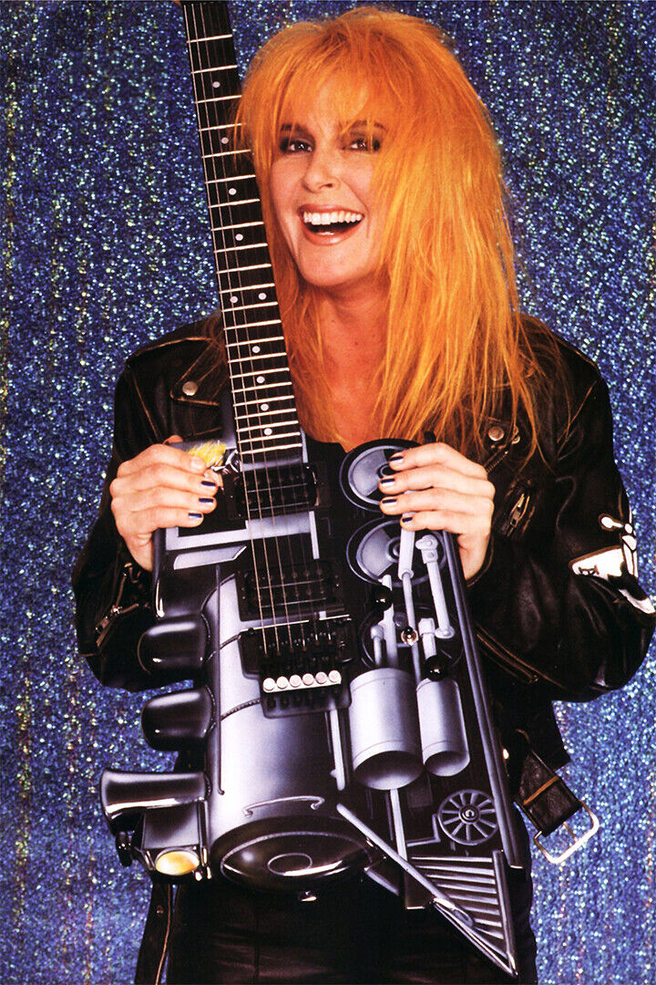 Lita Ford Celebrity Guitarist Musical Singer Star Poster Wall Art Print Home Wall Decor - xonomax