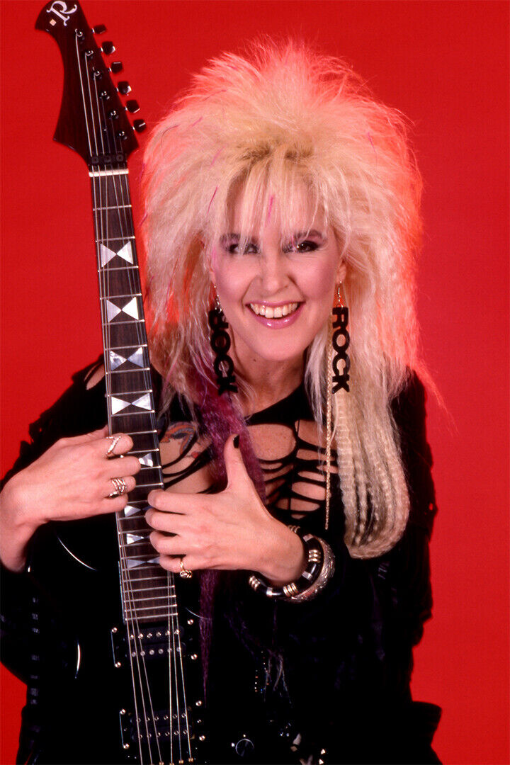 Lita Ford Celebrity Guitarist Musical Singer Poster Wall Art Print Home Wall Decor - xonomax