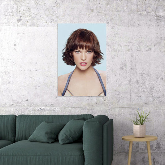 Mila Jovavich Vintage Actress Singer Star Poster Wall Art Print Home Wall Decor - xonomax