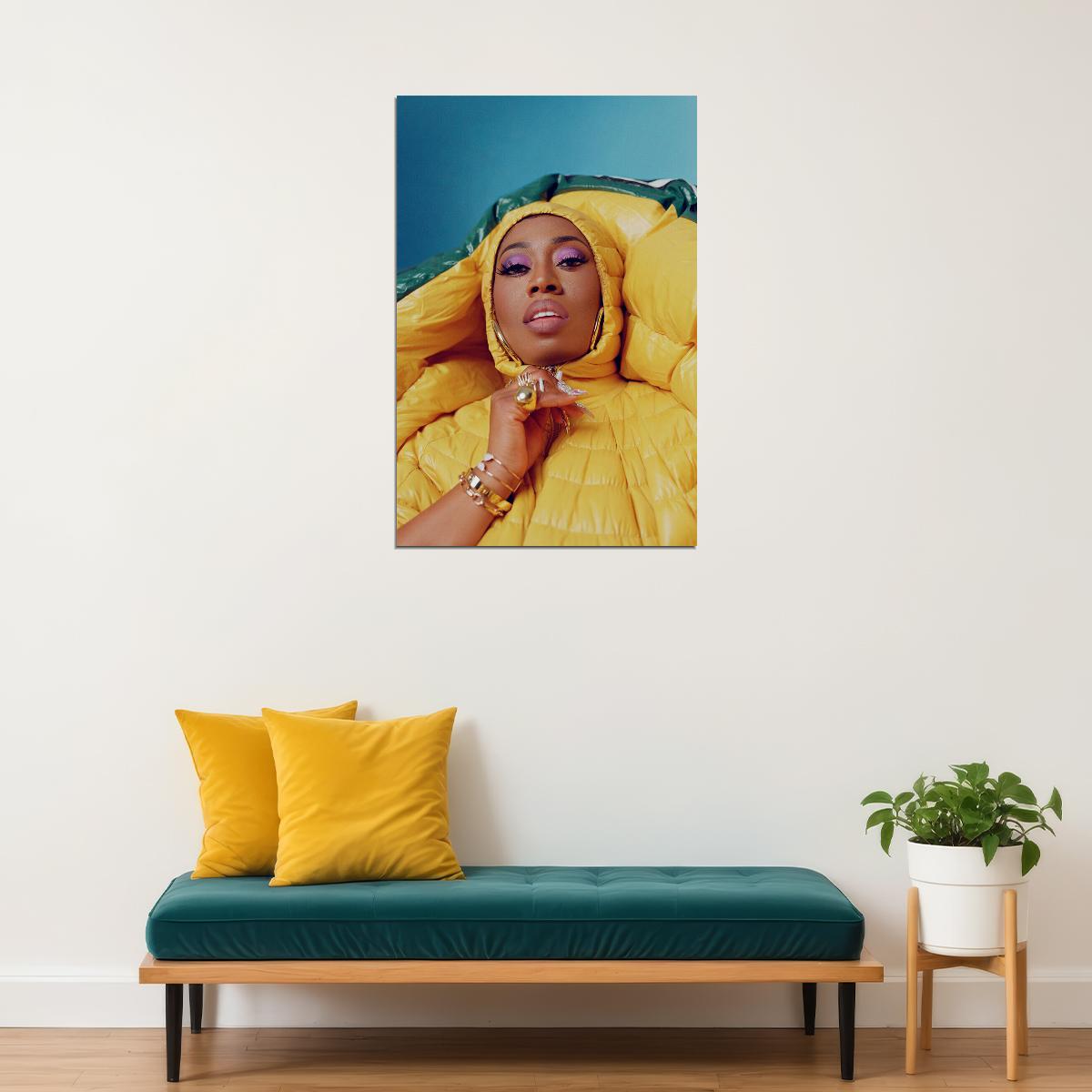 Missy Elliott Celebrity Singer Music Rap Star Poster Wall Art Print Home Wall Decor - xonomax