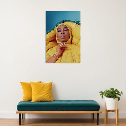 Missy Elliott Celebrity Singer Music Rap Star Poster Wall Art Print Home Wall Decor - xonomax